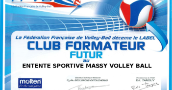 L’ES Massy Volley labellisé club formateur