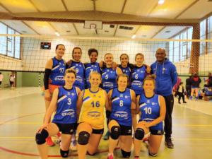 Les SF1 victorieuses 3 sets à 1 face à VGA St Maur